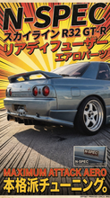 Load image into Gallery viewer, NISSAN SKYLINE R32 GTS/GTST/GTS4 COUPE N-SPEC REAR SPATS (NON GTR)