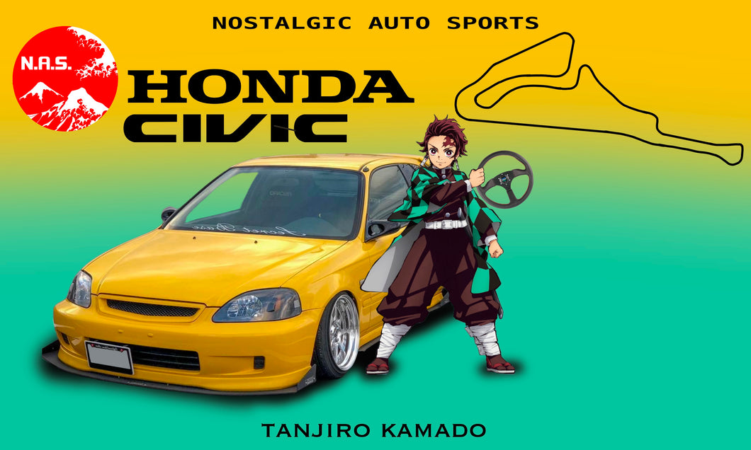 Flag / Tanjaro Honda Civic Ek
