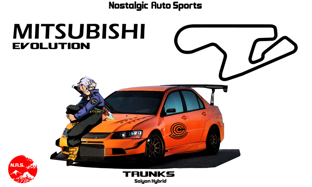 Flag / Trunks Mitsubishi Evo